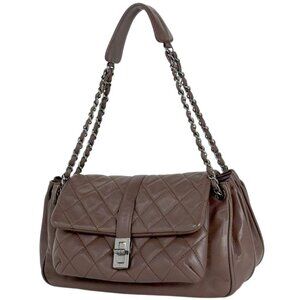 Chanel 2.55 Handbag Leather Brown